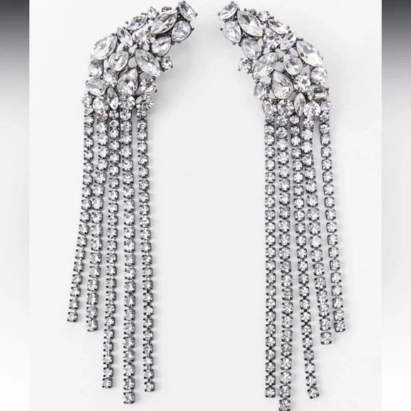 ZARA JEWEL EARRINGS - Picture 12 of 14